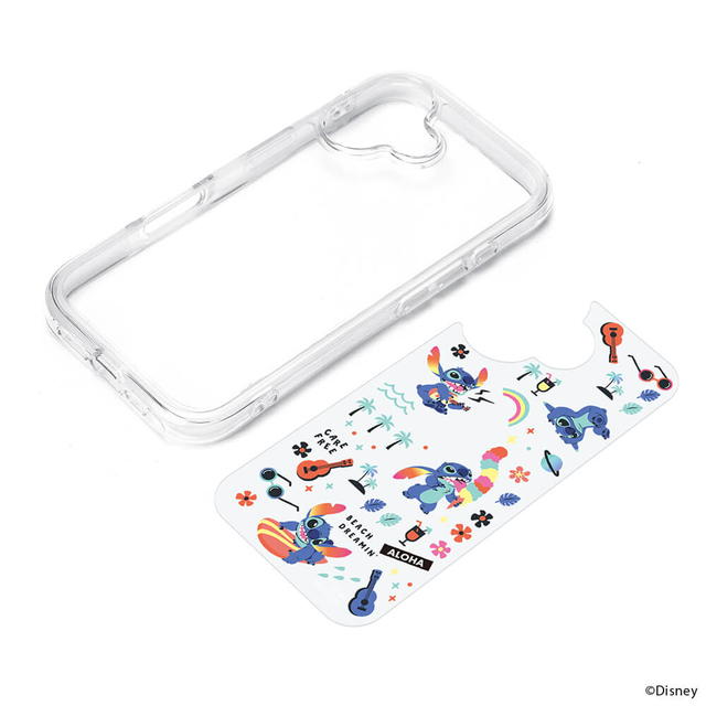Rakuten - ディズニー iPhone 16用 エアクッションケース スティッチ PG-D24APT04STI【メール便送料無料】