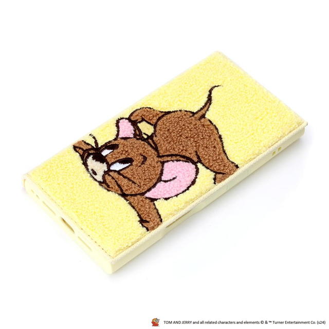 Rakuten - トムとジェリー iPhone 16用 クリアフリップケース(サガラ刺繍) ジェリー PG-W24ACF02JER