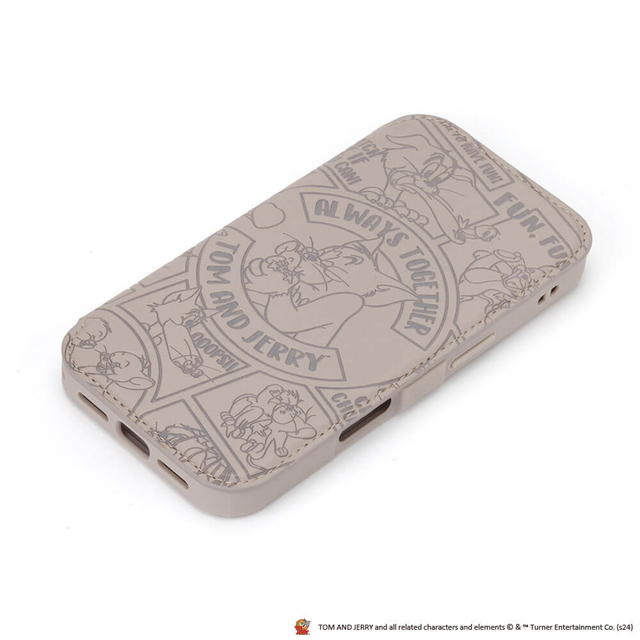 Rakuten - トムとジェリー iPhone 16 Pro用 ガラスフリップケース トムとジェリー PG-W24BGF01TAJ