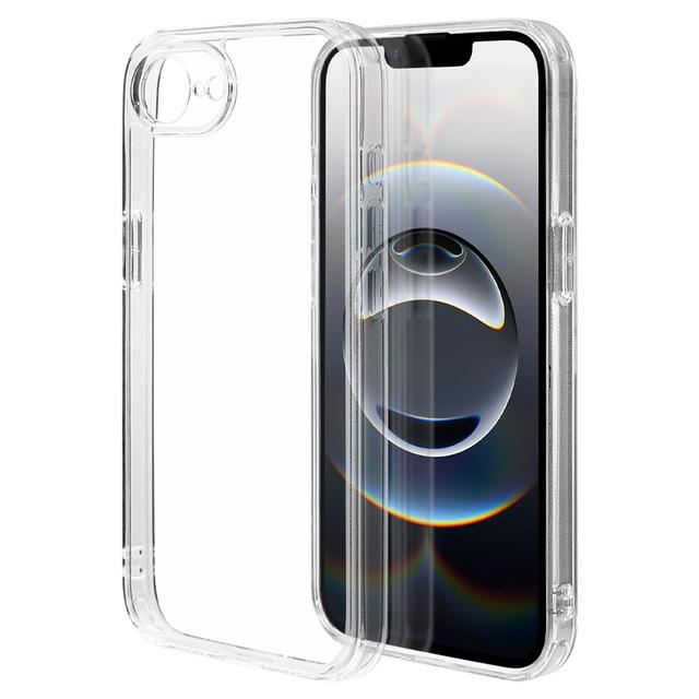 Rakuten - ラスタバナナ iPhone 16e RHINOX 極限保護 ハイブリッドケース TPU×アクリル 5H 衝撃吸収 MIL規格準拠 クリア 8643IP5EHALCL