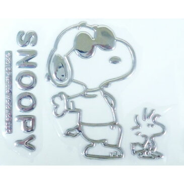 ◆ スヌーピー (SNOOPY) エンブレムステッカー スヌーピーC　SN107【ピーナッツ/カー用品/カーグッズ/車/車内/インテリア】【P20】