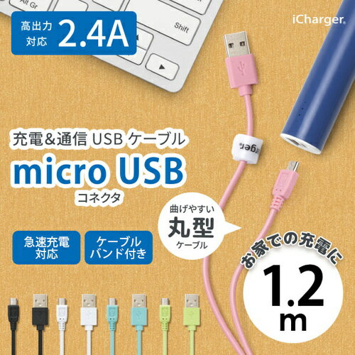 スマートフォン/タブレット対応 micro USB コネクタ USB ケーブル 120cm PG-MUC12M01/PG-MUC12M02/PG-MUC12M03/PG-MUC12M04/PG-MUC12M05 スマートフォン/タブレット対応 micro USB コネクタ USB ケーブル 120cm PG-MUC12M01/PG-MUC12M02/PG-MUC12M03/PG-MUC12M04/PG-MUC12M05