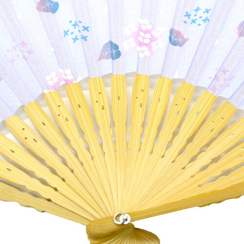 華やぎ扇子セット あじさい紫　KC18-1005-03【和雑貨/扇子/せんす/エコ/日本/夏/デ...