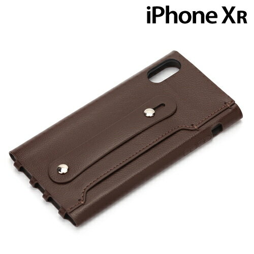 Rakuten - iPhoneXR (6.1インチ) 専用 PUレザーケース ブラウン　PG-18YPU02BR【メール便送料無料】