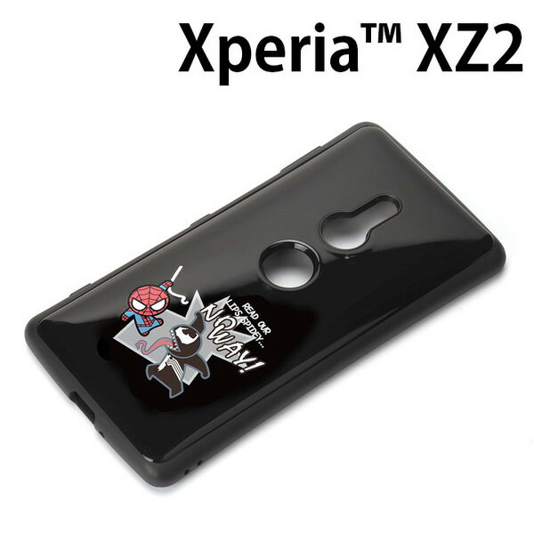 マーベル Xperia XZ2 (docomo SO-03K/au SOV37 / SoftBank)用 ハイブリッドタフケース スパイダーマン　PG-DXP447SPM