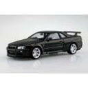 No.SP8 1/24 ニッサン BNR34 スカイライン GT-R V-SPECII 02 カスタムホイール アオシマ ザ・モデルカー プラモデル 送料無料