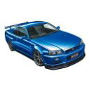 ニッサン BNR34 スカイラインGT-R V-specII '02 アオシマ 1/24ザ・モデルカー No.8 プラモデル 送料無料