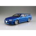 1/24頭文字D No.9 星野好造 BNR34 スカイラインGT-R アオシマ プラモデル 送料無料