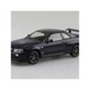 ニッサン R34スカイライン GT-R ミッドナイトパープルIII アオシマ 1/32 ザ・スナップキット No.11-C プラモデル 送料無料
