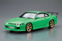 No.42 1/24 ロデックスタイル S15シルビア 99 ニッサン アオシマ ザ・チューンドカー プラモデル 送料無料