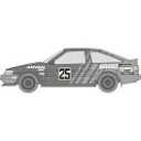 ID291 アドバンカローラレビン 3door フジミ 1/24インチアップ プラモデル 送料無料