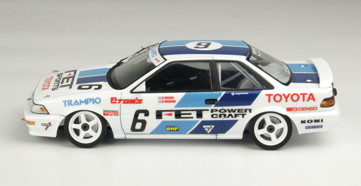 PN24039 No.14 1/24 レーシングシリーズ トヨタ カローラ レビン AE92 1989 JTC SUGO プラッツ nunu プラモデル