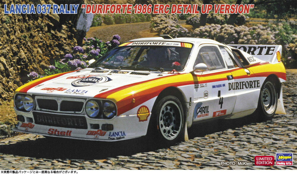20775 1/24 ランチア 037 ラリー デュリフォルテ 1986 ERC ディテールアップ バージョン ハセガワ 限定品 プラモデル ※大変申し訳ございませんが現在、【北海道、沖縄は配送不可】となっております。 ※お客様ご都合のキャンセル不可※ 画像はイメージです※未組み立て※写真はキットを組み立て・塗装したものです模型全長 … 166mm1986年ERCに参戦した、デュリフォルテ ラリー チームのマシンをキット化！ボディパーツカラーはホワイト。ディテールアップ用エッチングが付属します。※キットのホイールは実車と形状が異なります。エッチング部品フロントグリル・インテークメッシュエアスクープメッシュラジエターファンテールメッシュディスクブレーキの表面室内用インテークメッシュドアミラー鏡面・ステーワイパーボンネットピンデカール（マーキング）1986年ヨーロッパラリー選手権 デュリフォルテ ラリー チーム 1986年 ラリー・ヴィーニョ・ダ・マデイラ 出場車 5位 CAR No.4 ドライバー：カルロス ビカ■パーケージについてパッケージ不良での交換返品対応は一切行っておりませんのでご留意下さい。※初期不良や修理に関するお問い合わせは、パッケージに記載されておりますメーカーへ直接ご連絡をお願い致します。 5