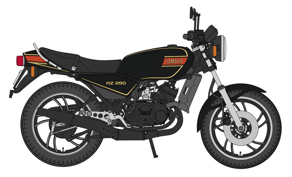 Rakuten - 21781 1/12 ヤマハ RZ250 4L3 1980 ブラックカラー ハセガワ 限定品 プラモデル