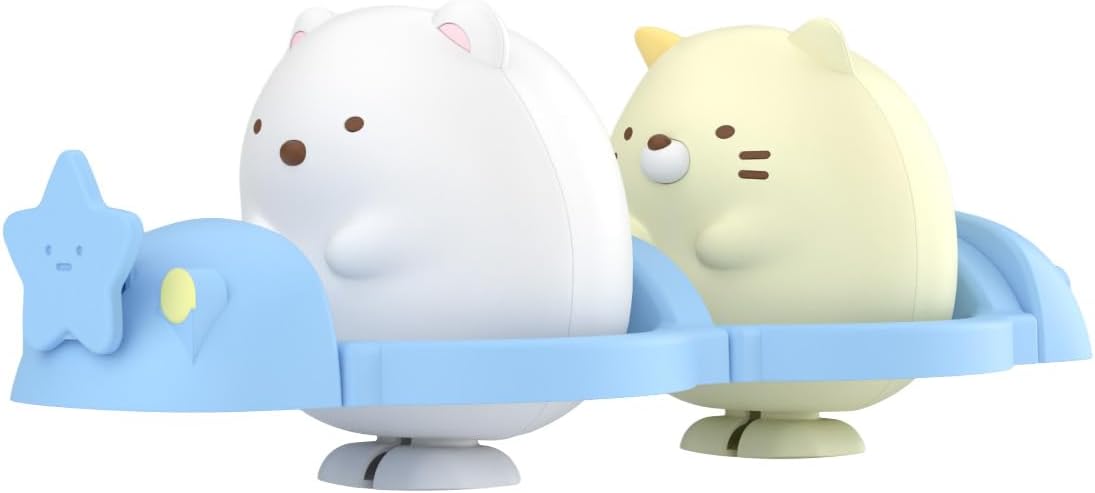 乐天商城 - SU-06 すみっコぐらし しろくま&ねこ アオシマ 楽プラ トコトコ プラモデル