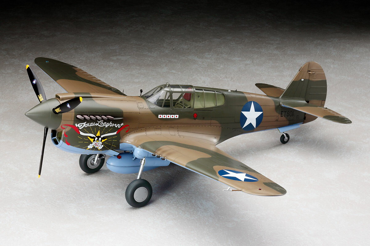 Rakuten - ST29 1/32 P-40E ウォーホーク ハセガワ ST帯飛行機 プラモデル