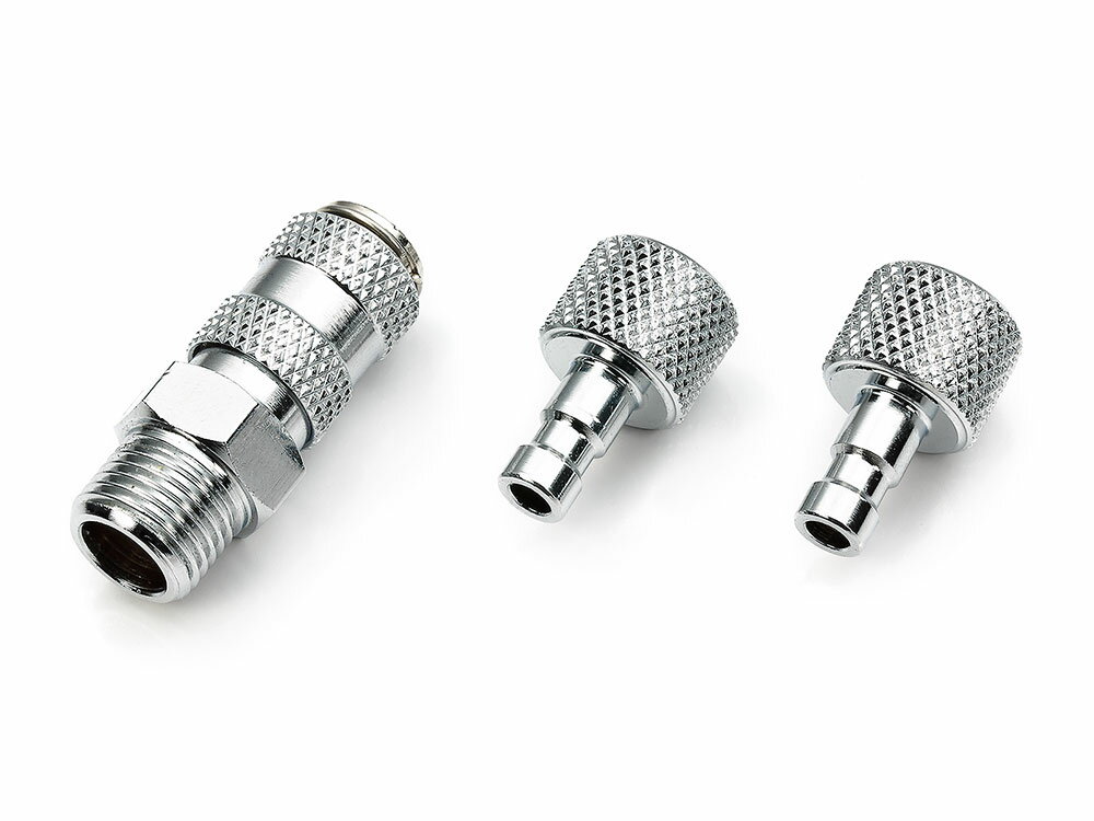 74561 クイックホースジョイント タミヤ ※追跡可能メール便(ヤマト運輸) ※大変申し訳ございませんが現在、【北海道、沖縄は配送不可】となっております。 【 複数のエアーブラシを付け替えて使う時に便利 】 エアーブラシとホースをワンタッチで脱着できるジョイントです。複数のエアーブラシを付け替えながら塗装する時に便利。ネジタイプの接続ジョイントに較べ、作業効率が大幅にアップします。エアーブラシ側のプラグは2個セット。ネジのサイズはPF1/8(S)。★ベーシックエアーブラシに使用する時は接続ジョイント(ITEM74536)が必要です。【 基本スペック 】 ネジサイズはPF1/8（S）****パッケージに関しまして****メーカー商品出荷時点で既にブリスターや外箱に、スレやへこみなどが見られる場合もございますメーカーにおかれましても、パッケージは緩衝材の一部であるとの扱いとされ、メーカー保証の対象外となりますパッケージ不良での交換返品対応は一切行っておりませんのでご留意下さい 5