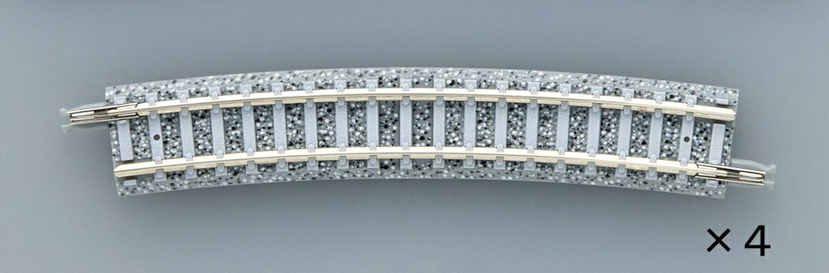 1865 カーブPCレールC391-15-PC F 4本セット トミックス Nゲージ ※追跡可能メール便