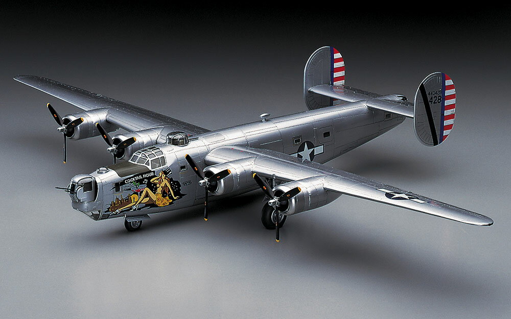 E29 1/72 B-24J リベレーター ハセガワ E帯飛行機シリーズ プラモデル 送料無料