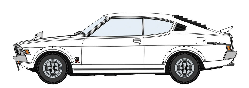 Rakuten - 20678 1/24 三菱 ギャラン GTO 2000GSR 前期型 w / リアウイング ハセガワ 限定品 プラモデル 送料無料