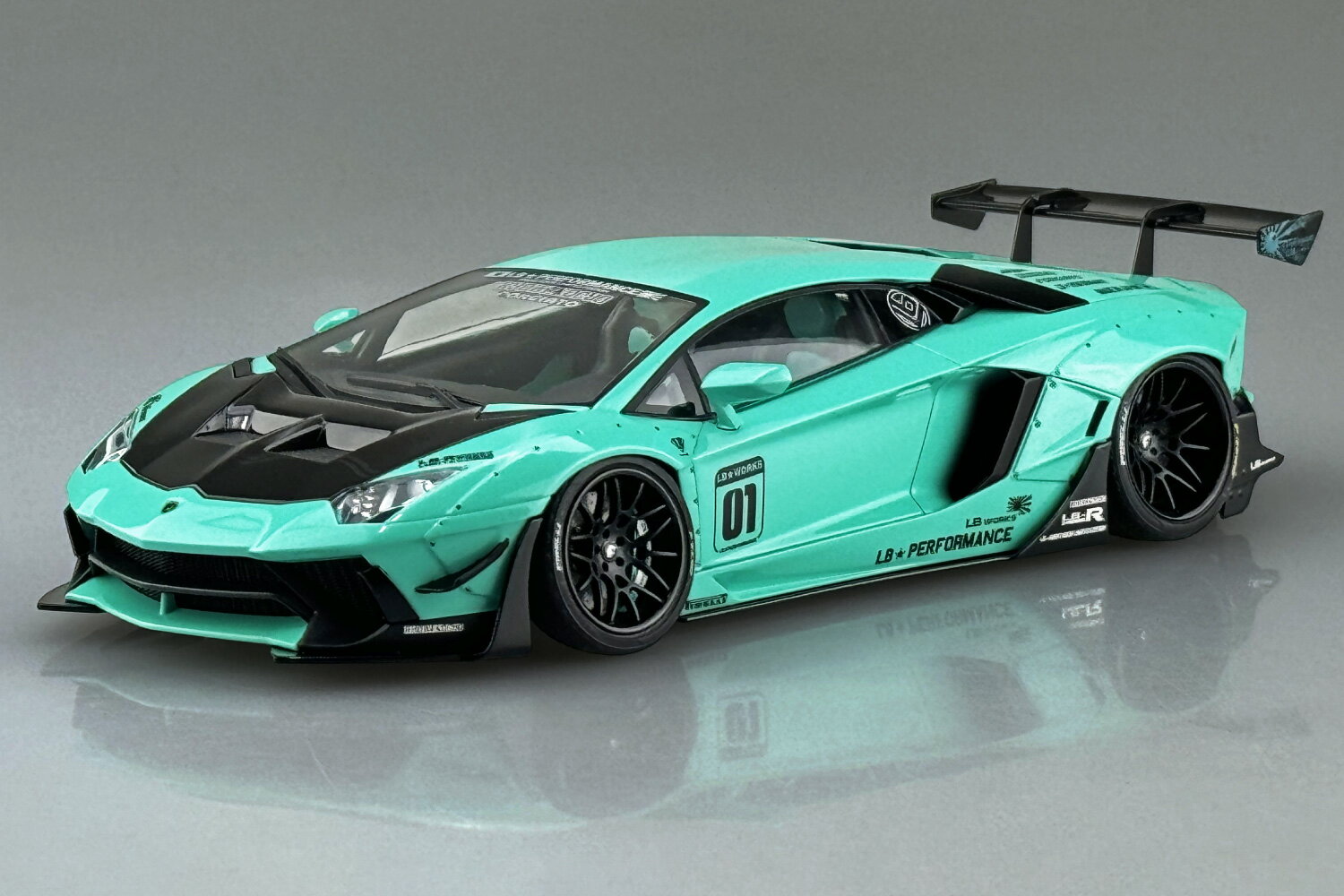 乐天商城 - No.21 1/24 LBワークス ランボルギーニ アヴェンタドール リミテッドエディション Ver.2 アオシマ リバティーウォーク プラモデル 送料無料