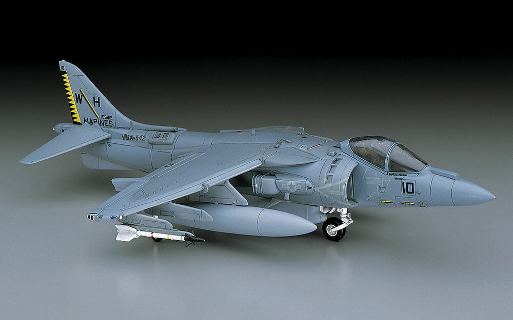 Rakuten - D24 1/72 AV-8B ハリアーII プラス ハセガワ D帯飛行機シリーズ プラモデル
