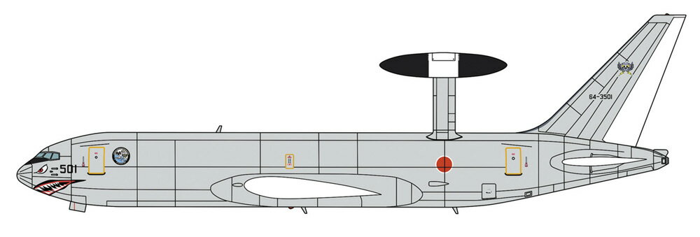 10860 1/200 E-767 エーワックス 警戒航空団 40周年記念 ハセガワ プラモデル 送 ...