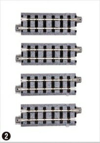 52-140 ナローゲージ ユニトラック 直線線路62mm 4本入 カトー Nゲージ 送料無料