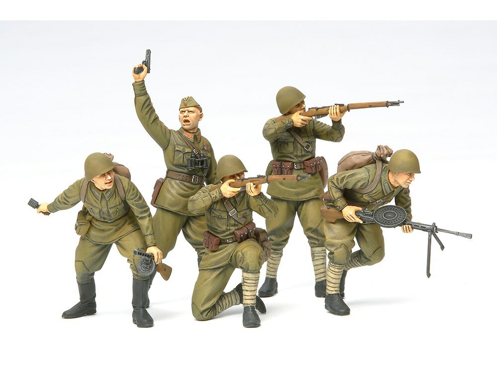 35311 1/35 ソビエト歩兵 突撃セット 1941-1942 タミヤ 1/35MM プラモデル ...