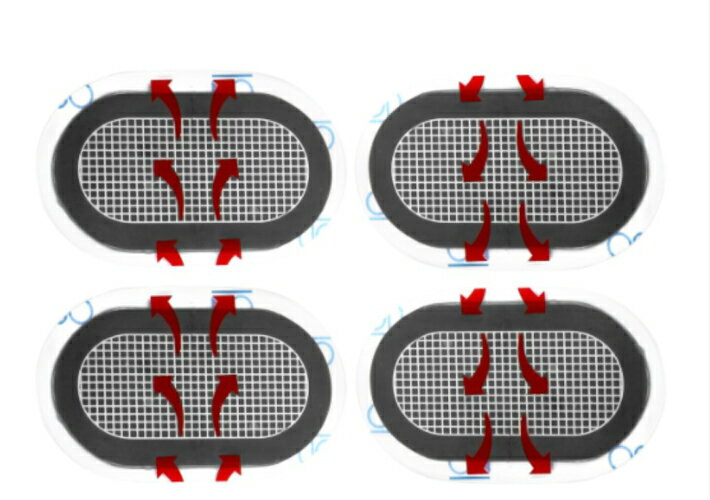 EMS機器用 互換 アーム用 パッド ジェルシート ジェル ぱっど 男女兼用 4枚入り「高品質」交換パット・男性用女性用・二の腕集中ケア.スレンダー　ベルト&アーム用パッド