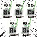 microSDカードHIDISC microSDHC メモリカード 32GB 5個セット CLASS10 UHS-I HDMCSDH32GCL10DS 高速転送 SD変換アダプタ付き ハイディスク miniSDカード