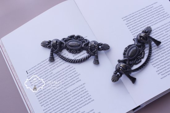 つまみ 取っ手 アンティーク 家具 取手 持ち手 ヴィンテージ風 タッセル モチーフ（ブロンズ） アンテ..