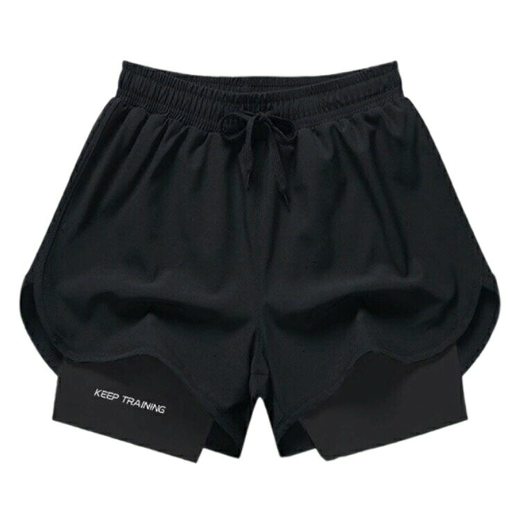 美博セレクトのメンズ バスケパンツ ハーフパンツ 春 夏 ランニングパンツ レギンス スパッツ ショートパンツ 一体型 スポーツウエア ショーパン トレ｜アングル3