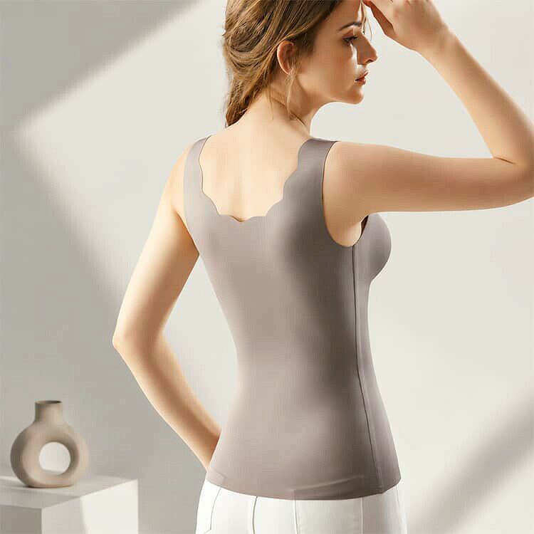 美博セレクトの授乳キャミソール 授乳ブラキャミソール クロスオープン カップ付 マタニティ シームレス キャミソール ブラトップ 授乳ブラタンクトッ｜アングル3