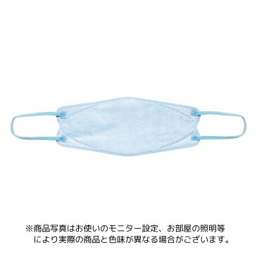 【5枚入×2袋セット】3D立体型やさしいマスク ライトブルー 標準サイズ 5枚入《マスク工業会会員》〈送料無料〉【美保 BIHOU 日本製 不織布 使い捨て 女性 男性 4層 ダイヤモンド型 メイク落ちにくい さわやか 水色 息がしやすい おしゃれ 平ゴム K95 韓国タイプ】84×202mm