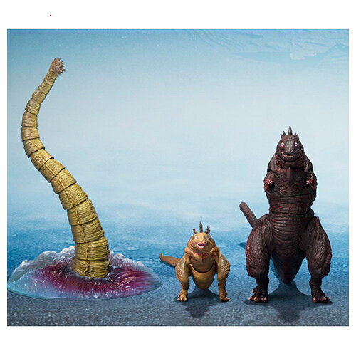 S.H.MonsterArts ゴジラ(2016)第2形態＆第3形態＆巨大不明生物セット◆新品Ss【即納】【コンビニ受取/郵便局受取対応】