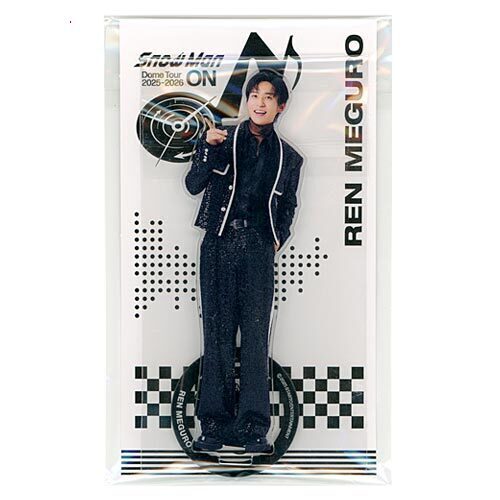 Rakuten - 【中古】Snow Man Dome Tour 2025-2026 ON アクリルスタンド 目黒蓮◆B【即納】【ゆうパケット/コンビニ受取/郵便局受取対応】