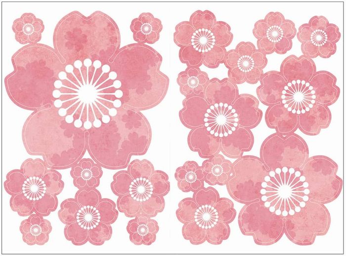 桜 和風 ウォールステッカー シール おしゃれ 壁装飾 壁紙