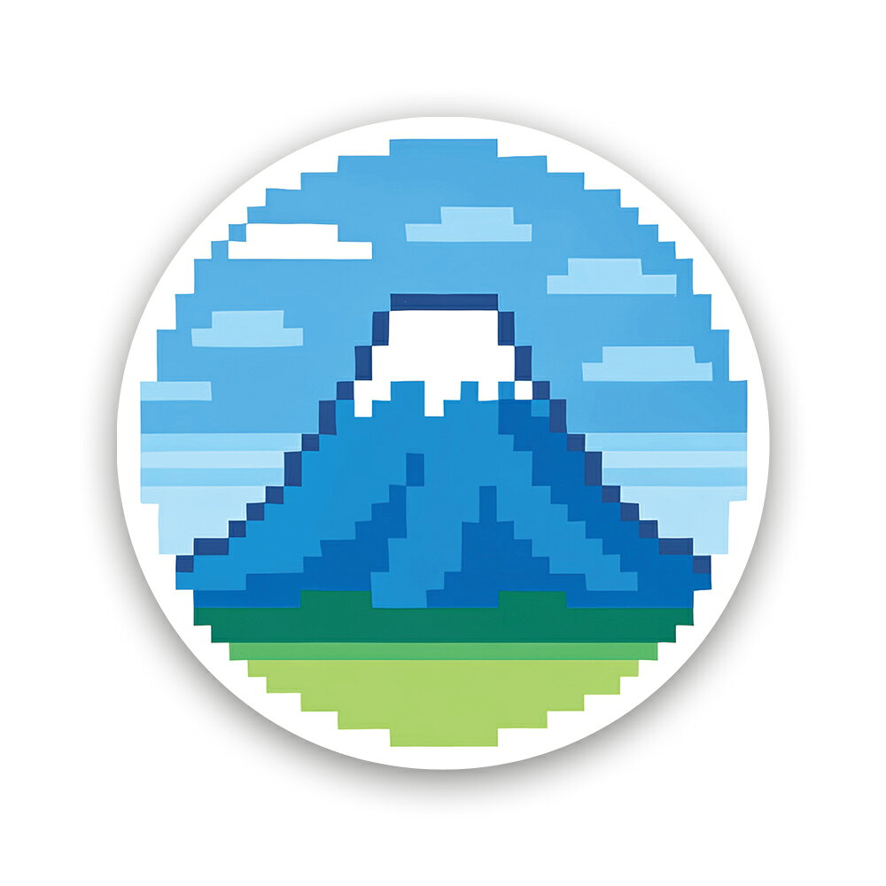 【T0104】富士山 ドット