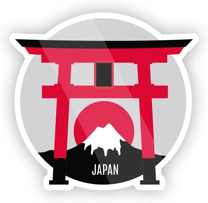 Rakuten - 鳥居 ステッカー 防水・耐熱 シール
