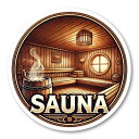 3mmm-sauna サウナ 温泉 風呂 旅行 和風 JAPAN ステッカー 防水・耐熱 シール