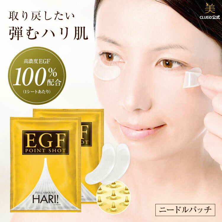 【10%offセール+pt3倍!6/4 20:00～】【お得 2袋 セット】egf ポイント ショット シート マスク フェイス 目元 針 パック マイクロニードル ニールドパッチ 男性 しわ ピーン【EGF ポイント ショット 2袋組（2枚入×2セット）】グロスファクター