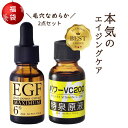 【母の日 早割 7%offクーポン配布中!】【お得 セット】スキンケア コスメ 福袋 2025 ギフト egf 美容液 化粧品 毛穴 シワ たるみ ハリ エイジングケア 原液 ビタミンc 高濃度 誘導体【EGF ディープパワーエキス マキシマム 20ml+VC200 特泉原液 20ml】