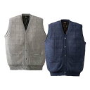 【<ピエルッチ>裏地付き中綿前開きベスト同サイズ2色組】メンズ 紳士服 シニア ファッション 40代 50代 60代 70代 80代 父の日 お父さん 秋 冬 ...