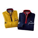 <FILA>編地切替アクティブセーター同サイズ2色組 メンズ 紳士服 シニア ファッション 40代 50代 60代 70代 80代 父の日 お父さん 秋 冬 お...