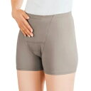 女子のお腹あっためショーツ 全2色 アンダーウェア スパッツ カイロポケット付き レディース 婦人服 ミセス シニア 女性 ブラック グレージュ 黒 グレー 冷...