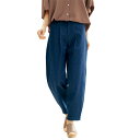 【(全2色)ストレッチデニムコクーンパンツ】p22496 デニムパンツ メンズ 紳士服 シニア シニアファッション 40代 50代 60代 70代 80代 父の...