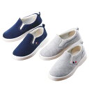【軽量スリッポンスニーカー(全2色)】男女兼用 靴 シューズ すりっぽん 紺色 ネイビー グレー 軽い シンプル 40代 50代 60代 70代 80代 父の...
