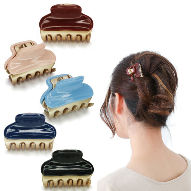 楽天美人髪KOEIDO　ヘアアクセサリー【お得なクーポン・ポイント配布中！】 バンスクリップ Sサイズ 43mm ハイブランド風デザインフェミニン おしゃれ プレゼント エレガント まとめ髪 ラグジュアリー ギフト プレゼント 特設ページ