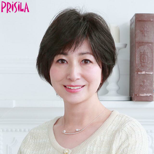 【お得なクーポン・ポイント配布中!】 プリシラ 白髪かくしウィッグ 分け目タイプ ST-005 ウイッグ ヘアアクセ ヘアセット 薄毛カバー 部分ウィッグ ボリ...